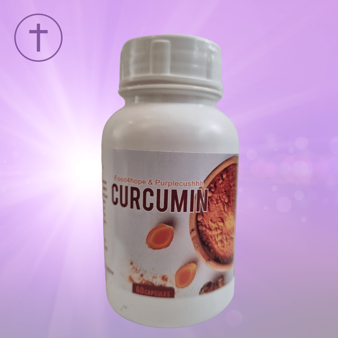 Curcumin 60 Capsules - Turmeric Extract for Inflammation & Joint Health | Purple Cushhh SA