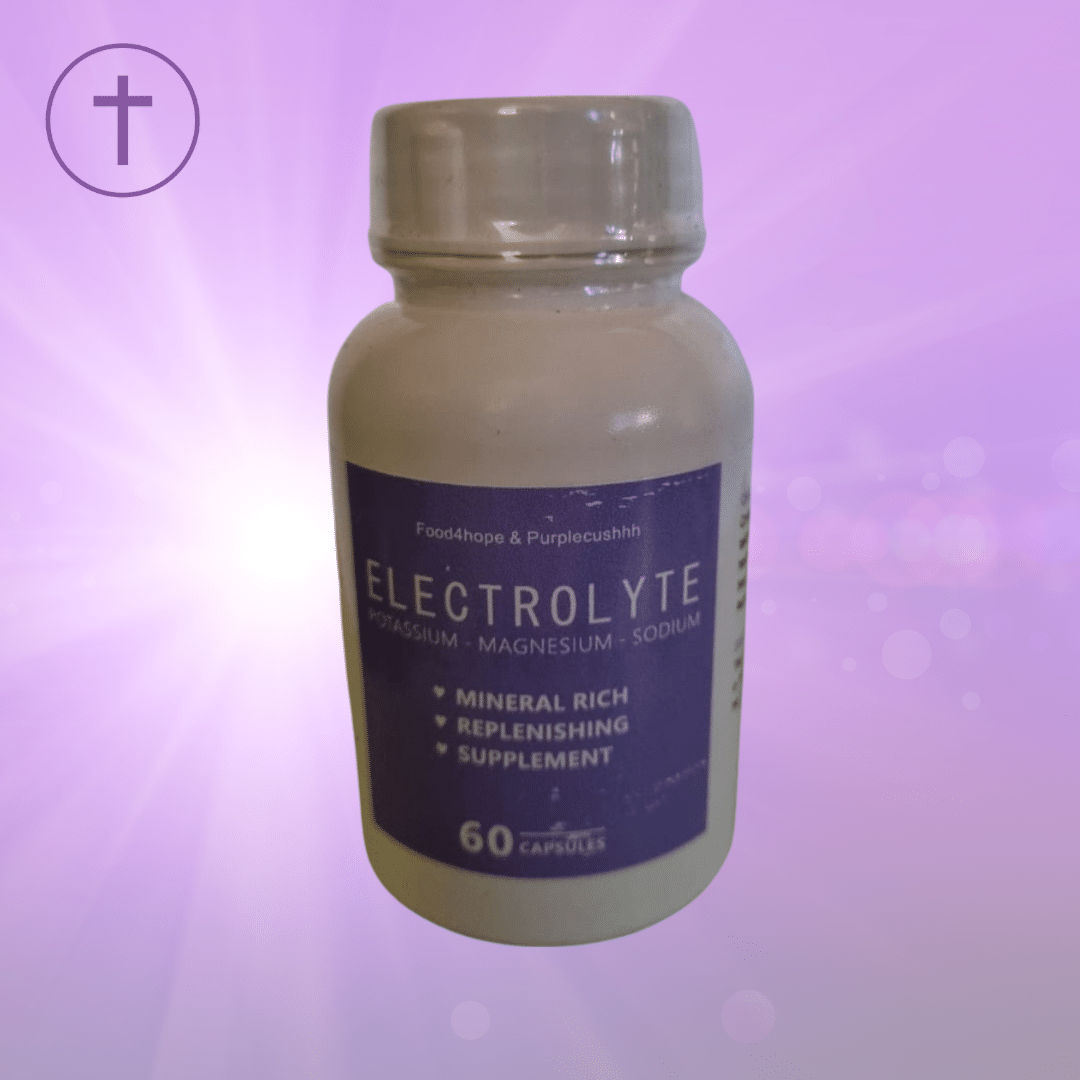 Electrolyte 60 Capsules - Hydration & Muscle Function Support | Purple Cushhh SA