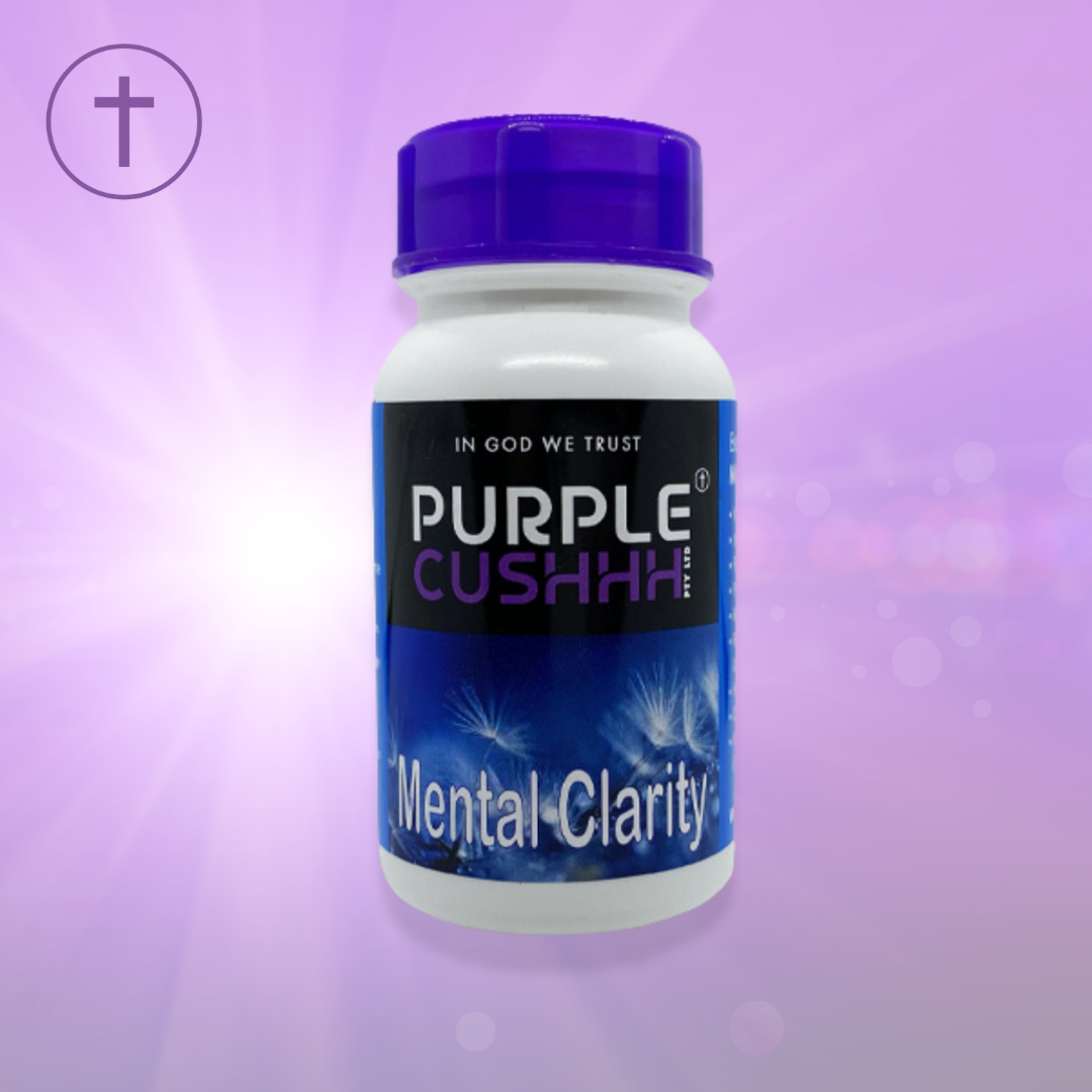 Mental Clarity 60 Capsules - L-Tryptophan for Sleep & Mood Support | Purple Cushhh SA