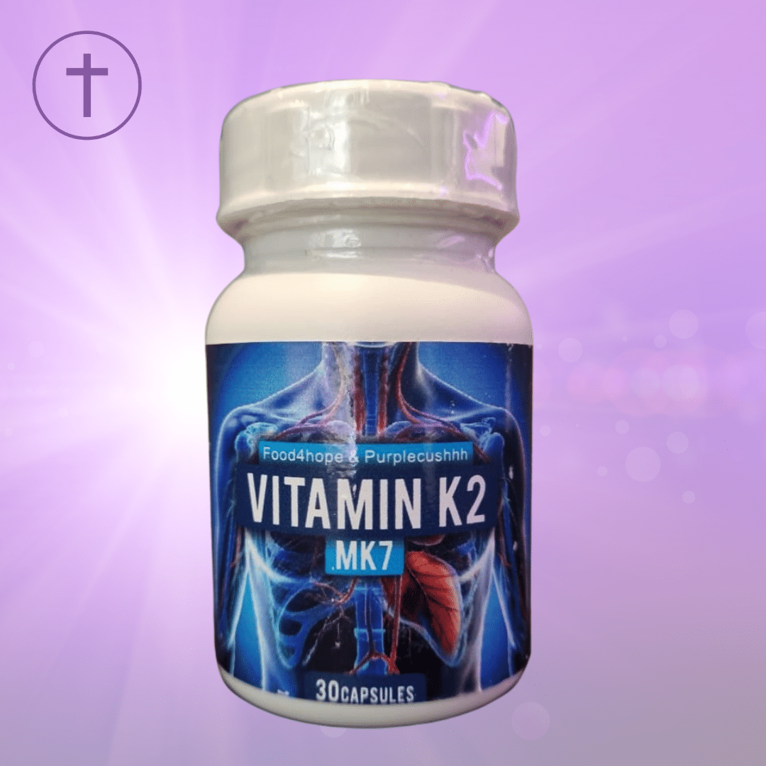 Food4Hope & Purple Cushhh Vitamin K2 30 Capsules