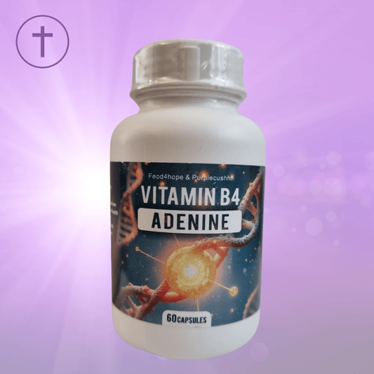 Food4Hope & Purple Cushhh Adenine Vitamin B4 60 Capsules