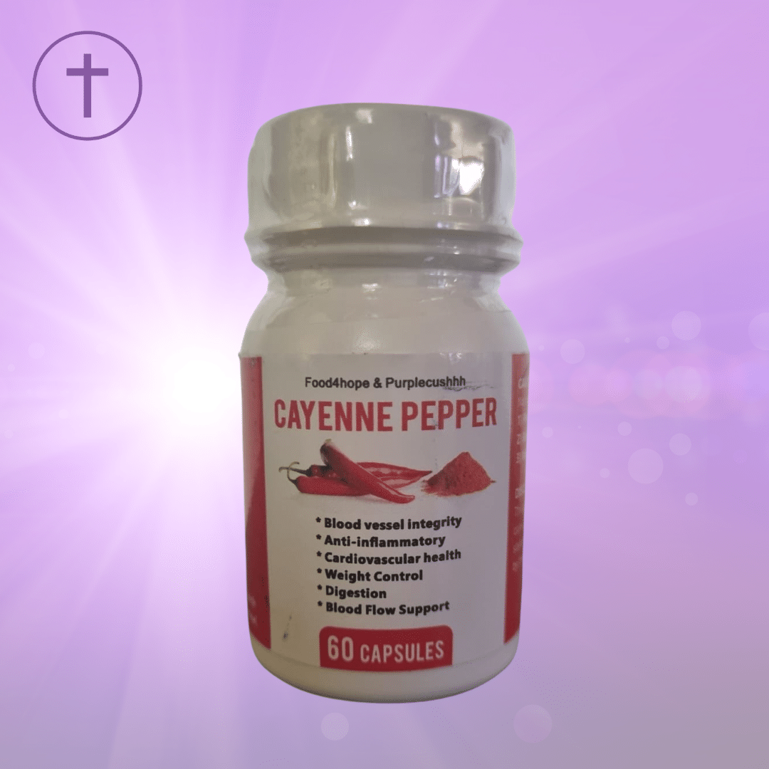 Cayenne Pepper 60 Capsules | Metabolism Booster & Heart Health Supplement SA