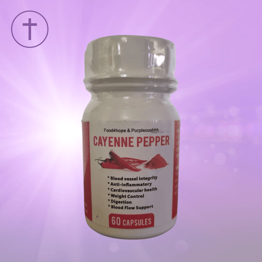 Cayenne Pepper 60 Capsules | Metabolism Booster & Heart Health Supplement SA
