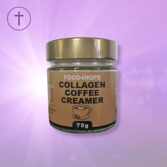 Food4Hope & Purple Cushhh Collagen Coffee Creamer 75g - Beauty Boost for Skin, Hair & Joints