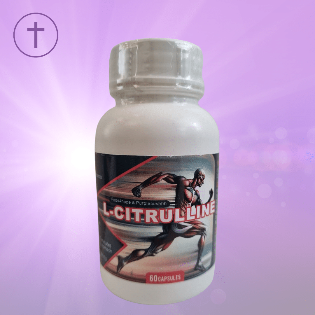L-Citrulline 60 Capsules - Blood Flow, Performance & Recovery | Food4Hope & Purple Cushhh SA