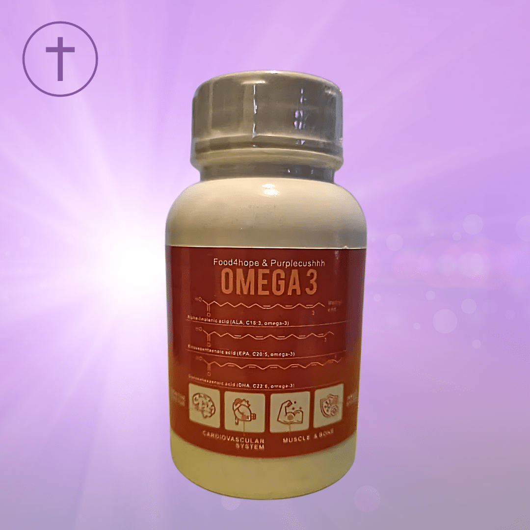 Omega 3 30 Capsules - Heart, Brain & Eye Health Support | Purple Cushhh SA