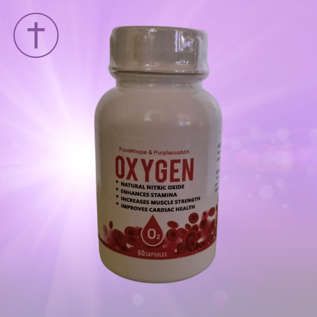 Beetroot Oxygen 60 Capsules - Natural Nitric Oxide Booster for Stamina & Energy | Purple Cushhh SA
