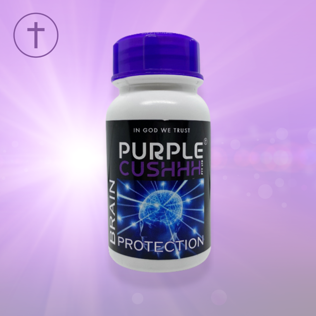 Brain Protection 60 Capsules | Cognitive Health & Neuroprotection | Purple Cushhh SA