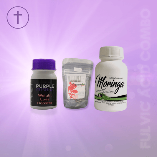 Holistic Health Kick - Fulvic Acid Absorption, Detox Boost & Moringa Superfood Nutrition | Purple Cushhh SA