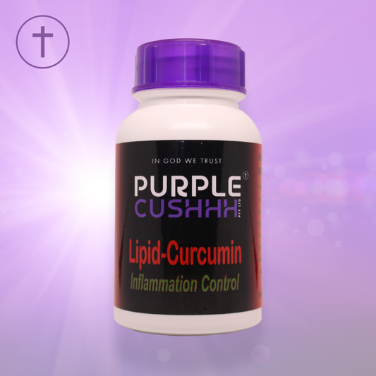 Lipid-Curcumin Inflammation Control 60 Capsules - Anti-Inflammatory & Joint Support | Purple Cushhh SA