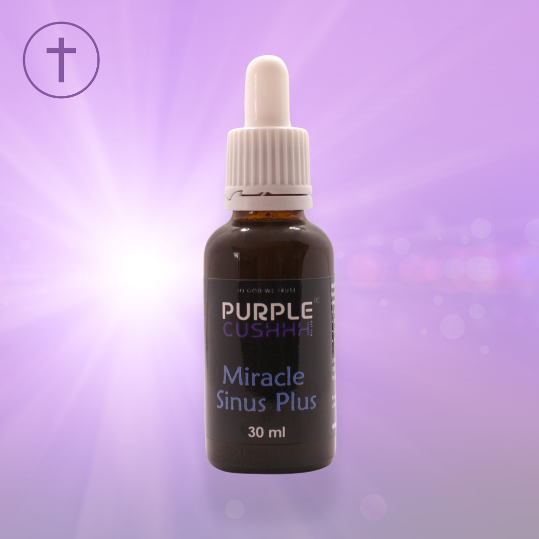 Miracle Sinus Plus Drops 30ml - Natural Sinus & Congestion Relief | Purple Cushhh SA