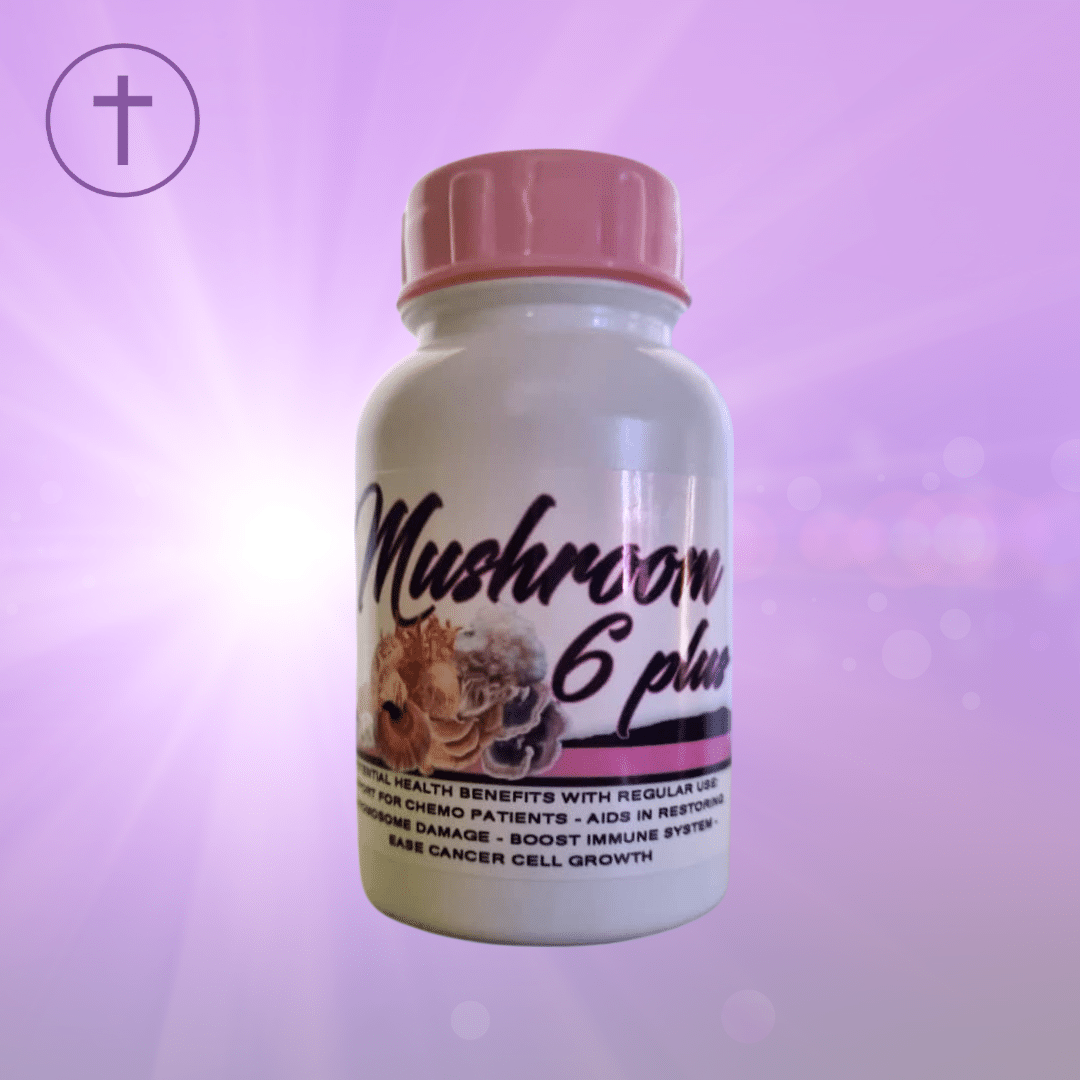 Mushroom 6 Plus 60 Capsules - Immune Support & Wellness | Purple Cushhh SA