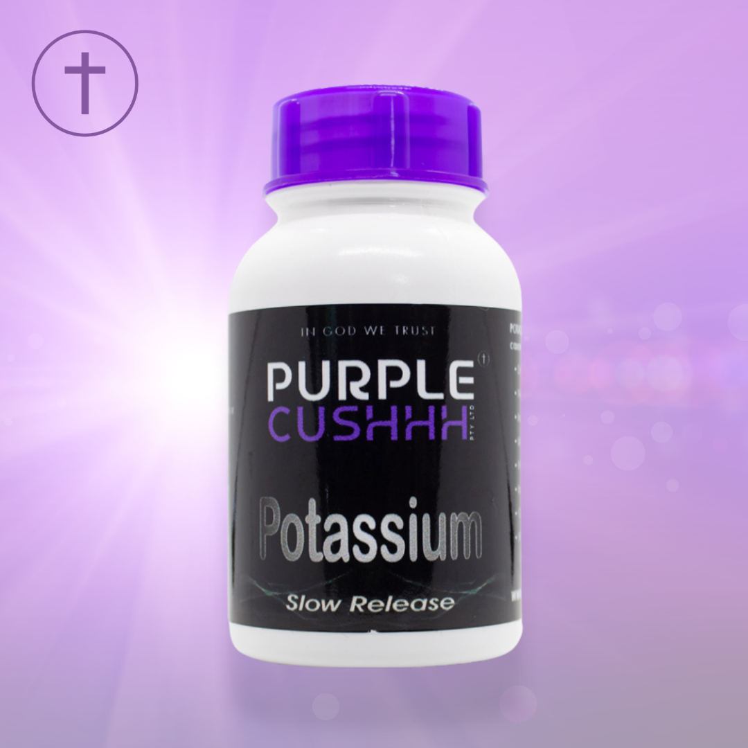 Purple Cushhh Premium Potassium Supplement (120 Capsules) – Pure Muscle & Nerve Support