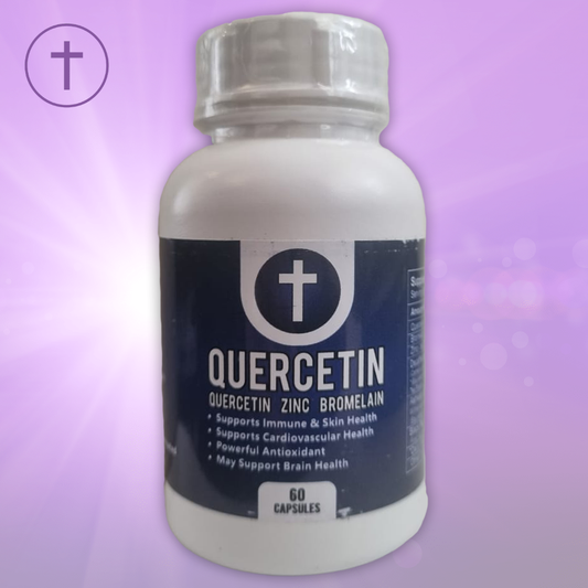Quercetin 500mg 60 Capsules - Natural Antihistamine & Immune Support | Purple Cushhh SA
